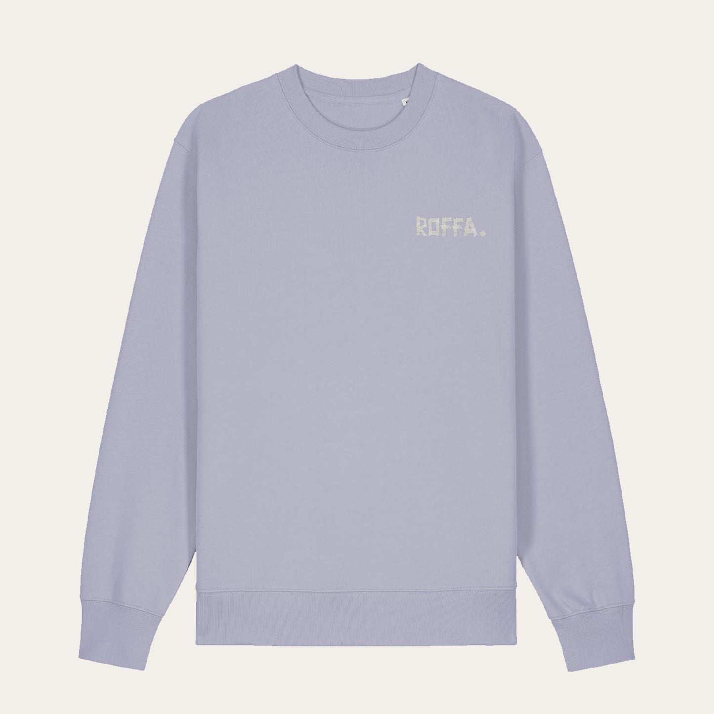 ROFFA. sweater comfort - We chase calm - 100% organisch katoen