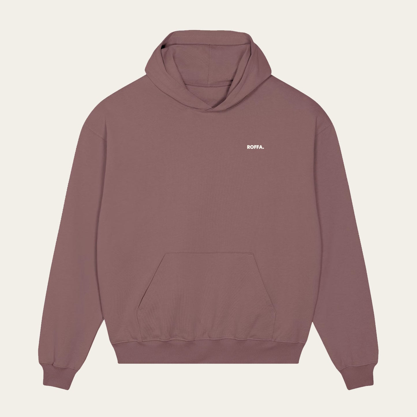 ROFFA. oversized hoodie - Flaming R - 100% organisch katoen