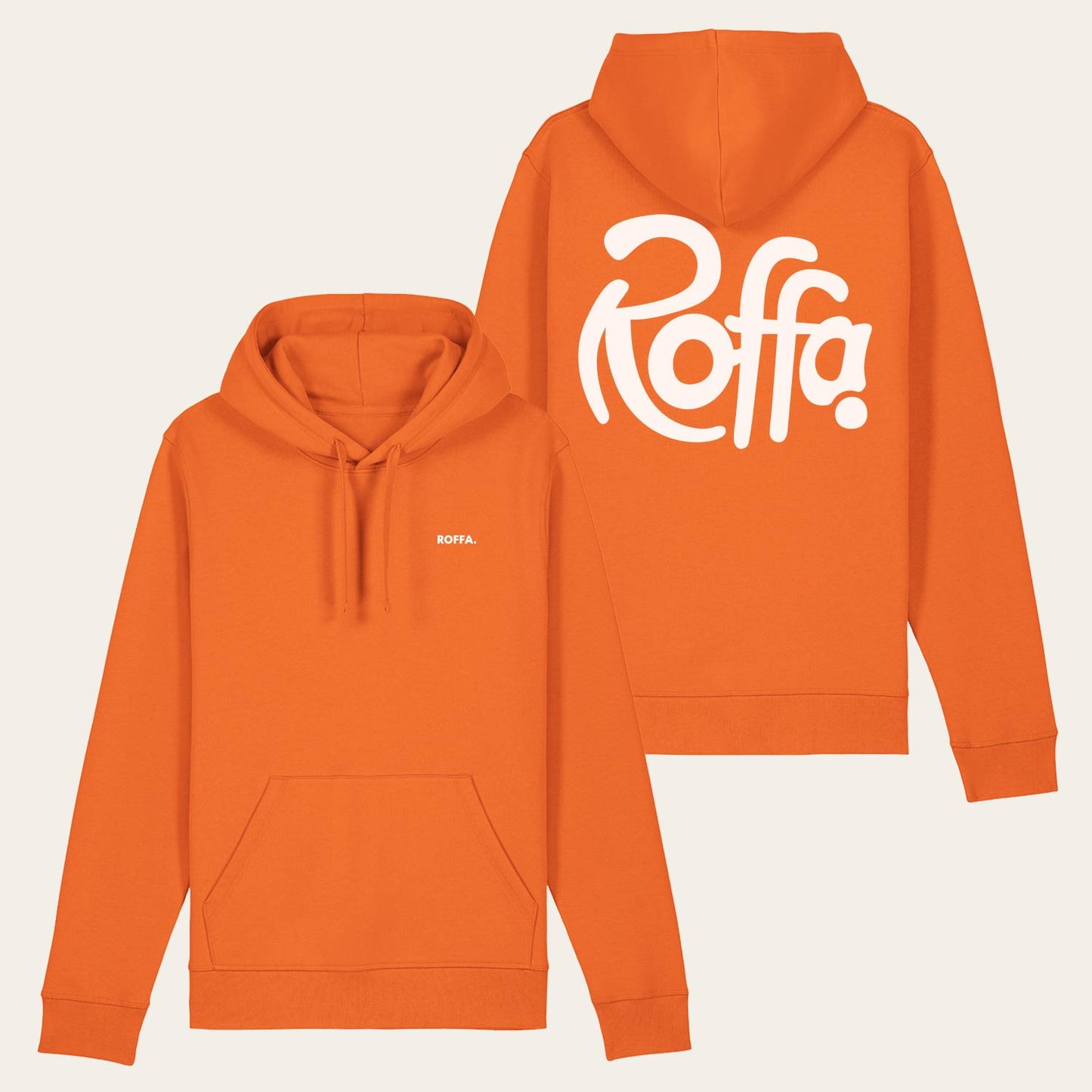 ROFFA. hoodie regular - WK '26 - oranje/wit