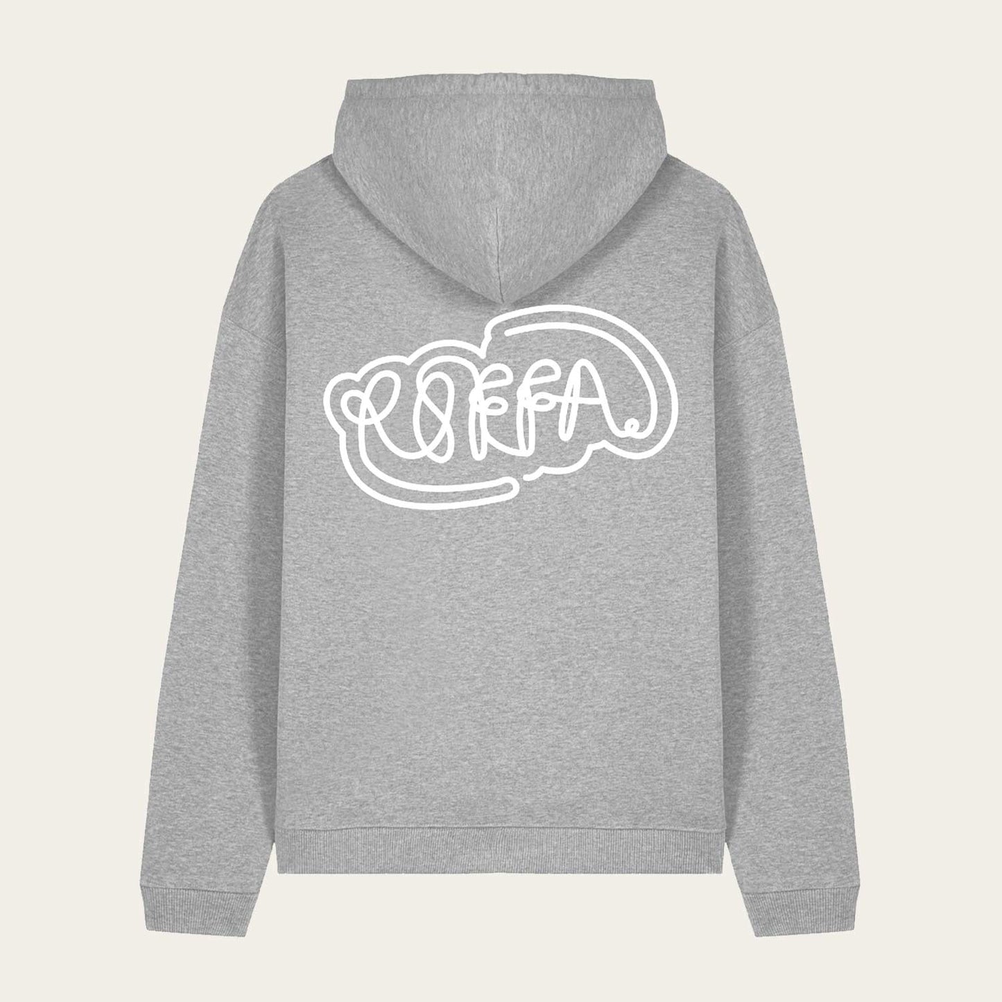 ROFFA. hoodie oversized - One Liner - 100% organisch katoen