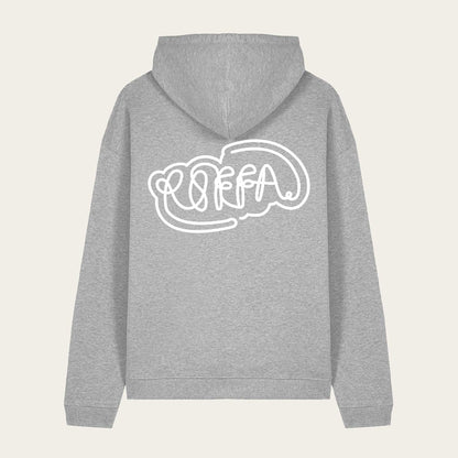 ROFFA. hoodie oversized - One Liner - 100% organisch katoen