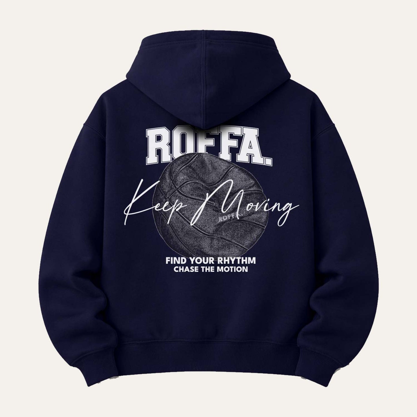 ROFFA. hoodie oversized midnight - Keep Moving