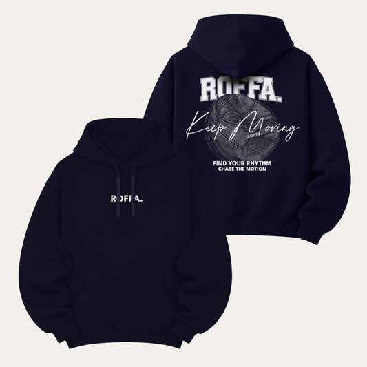 ROFFA. hoodie oversized midnight - Keep Moving