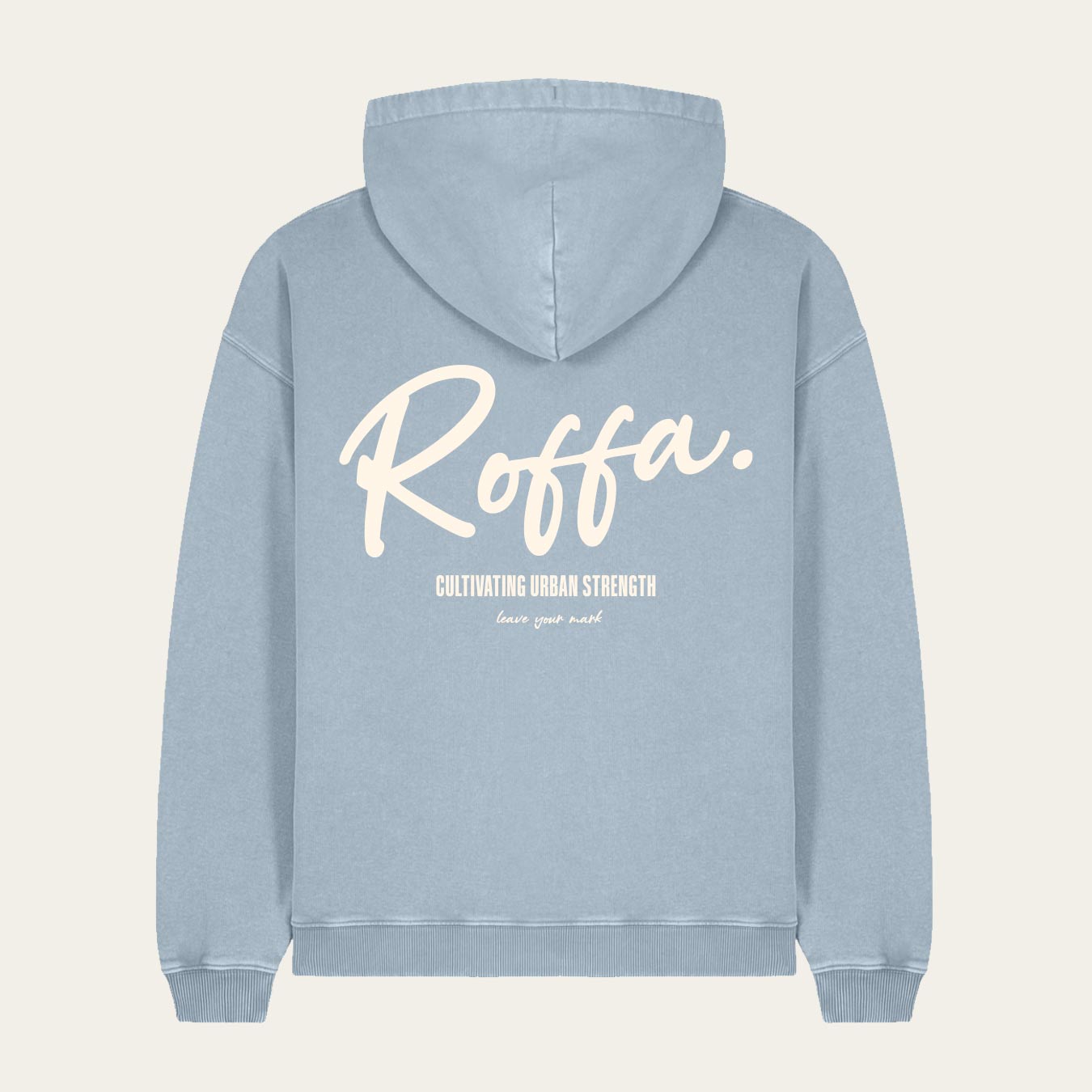 ROFFA. washed oversized hoodie - Urban strength