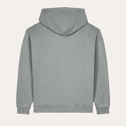 ROFFA. washed oversized hoodie Ash - Schuin wit