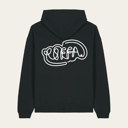 ROFFA. hoodie oversized - One Liner - 100% organisch katoen