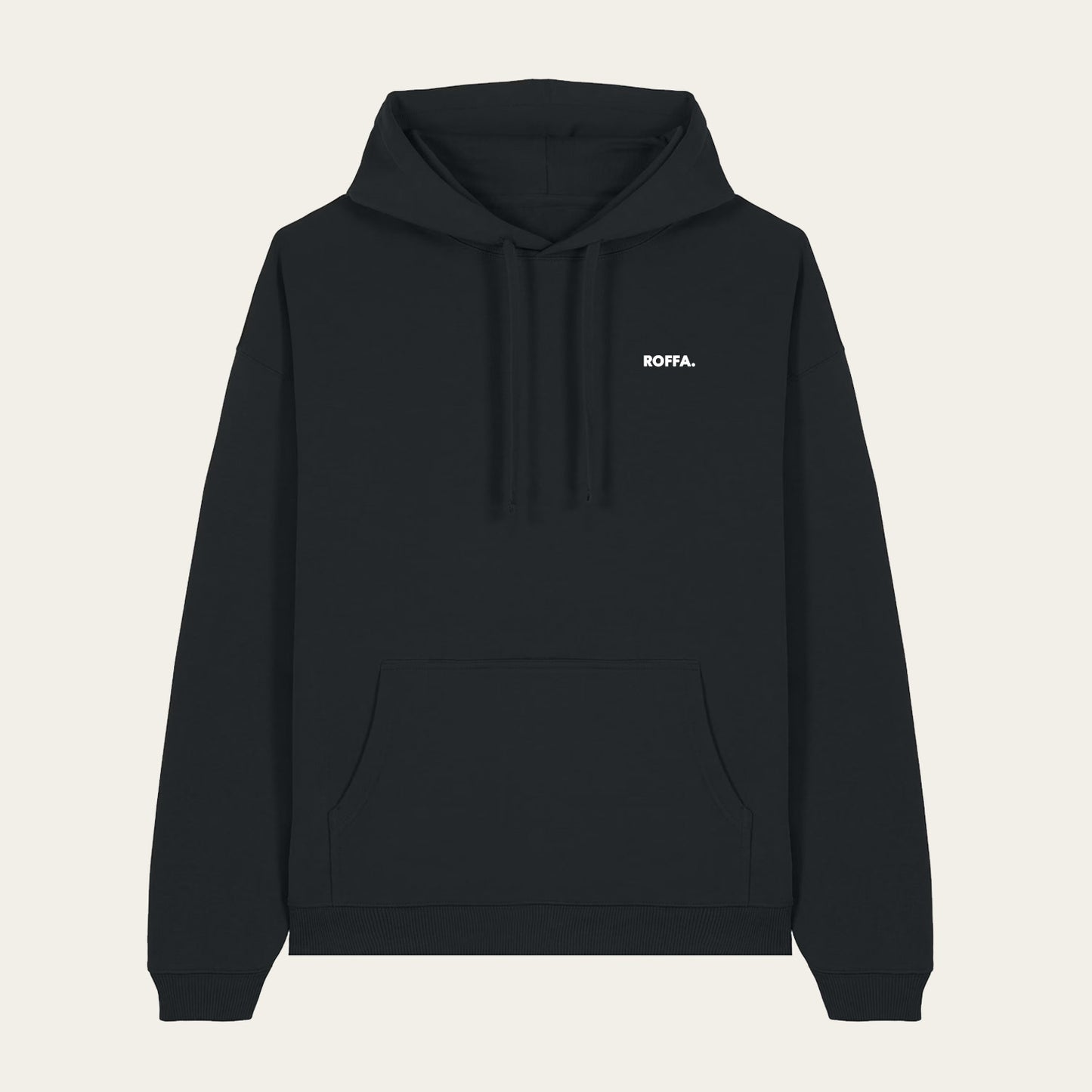 ROFFA. hoodie oversized - One Liner - 100% organisch katoen