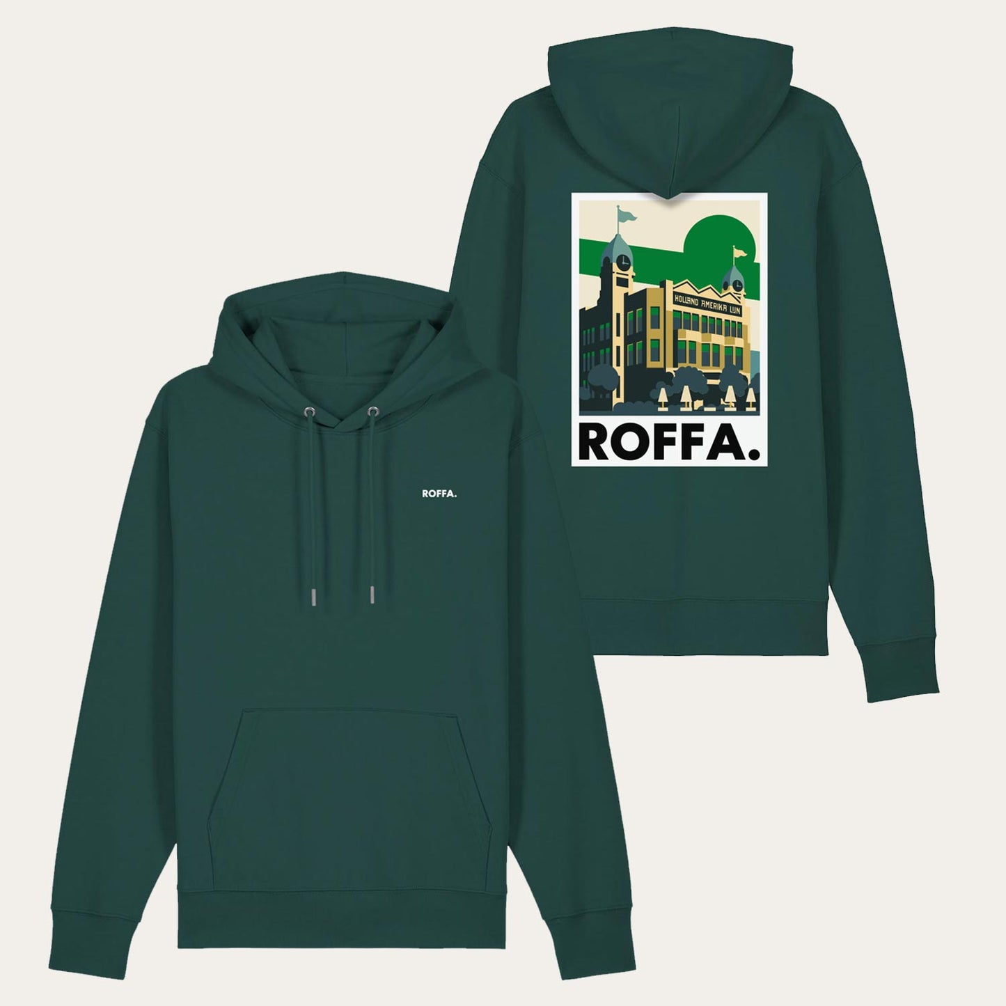 ROFFA. hoodie classic - Hotel New York - 100% organisch katoen