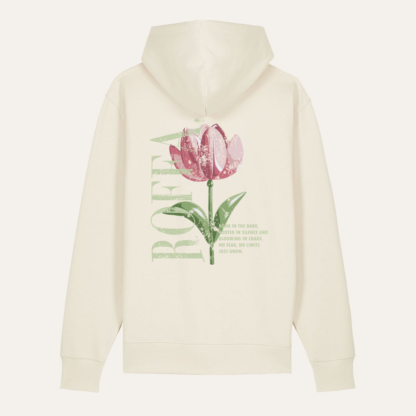 ROFFA. hoodie classic natuurlijk wit - Tulip