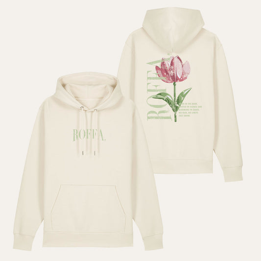 ROFFA. hoodie classic natuurlijk wit - Tulip