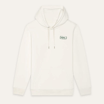 ROFFA. hoodie classic off white - Zegel groen