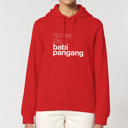 Pre order: hoodie regular rood - Meer dan Babi Pangang