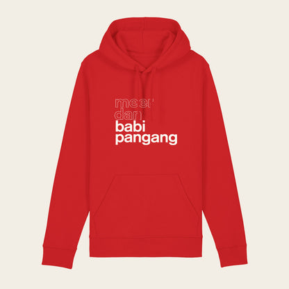 Pre order: hoodie regular rood - Meer dan Babi Pangang