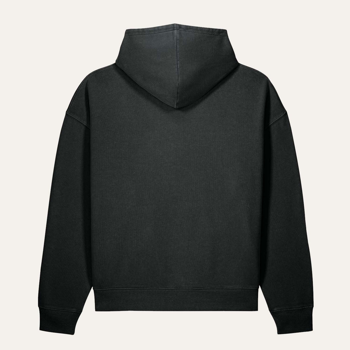 ROFFA. hoodie oversized midnight zwart - RRRRR Resilience