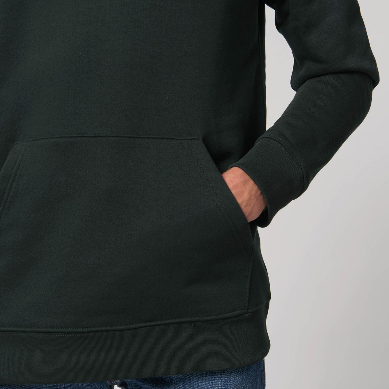 ROFFA. hoodie classic - geborsteld molton - logo groot