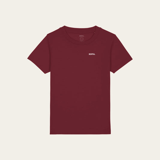 Rood kinder t-shirt met Roffa en rotterdam logo
