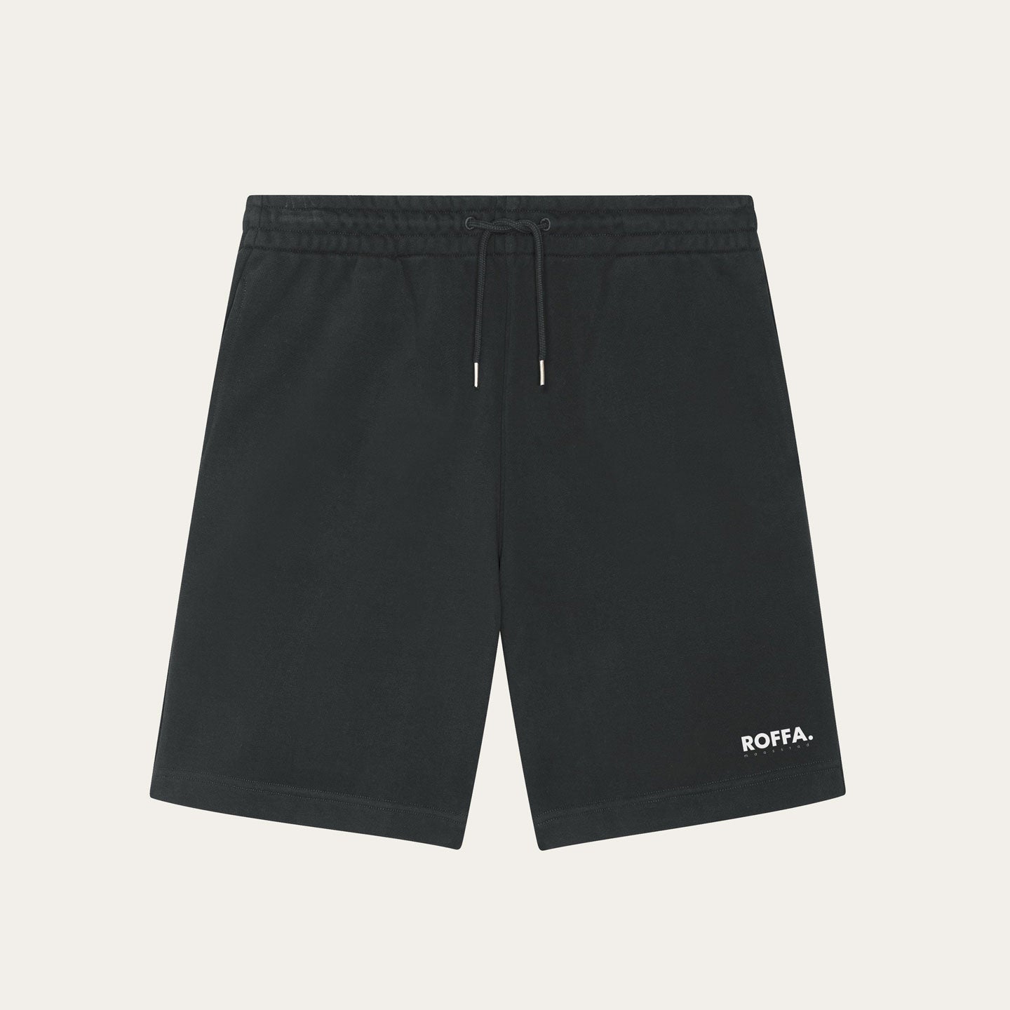 Zwarte korte broek met Rotterdam en Roffa logo