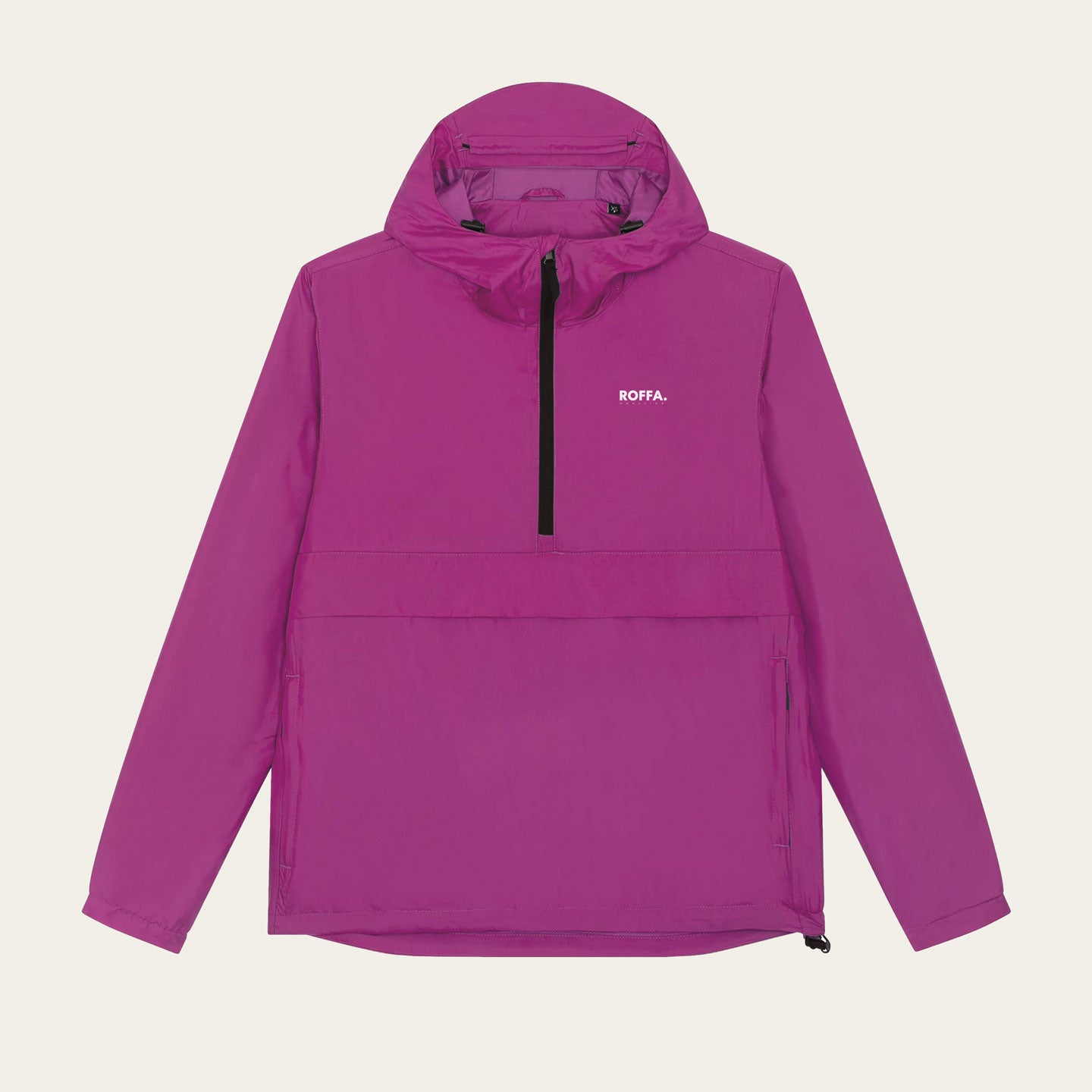 Roze jas met ROFFA. logo