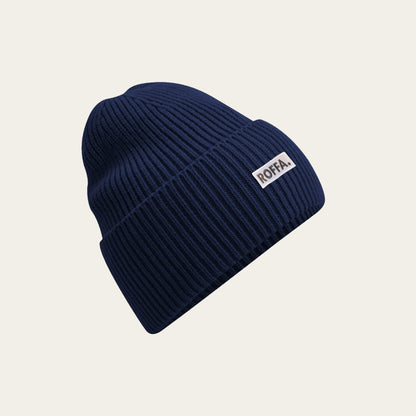 ROFFA. oversized beanie onesize - borduur badge