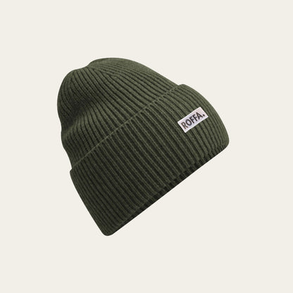 ROFFA. oversized beanie onesize - borduur badge