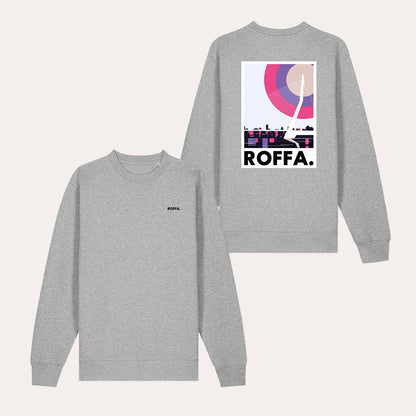 ROFFA. sweater regular - Zwaan - 100% organisch katoen