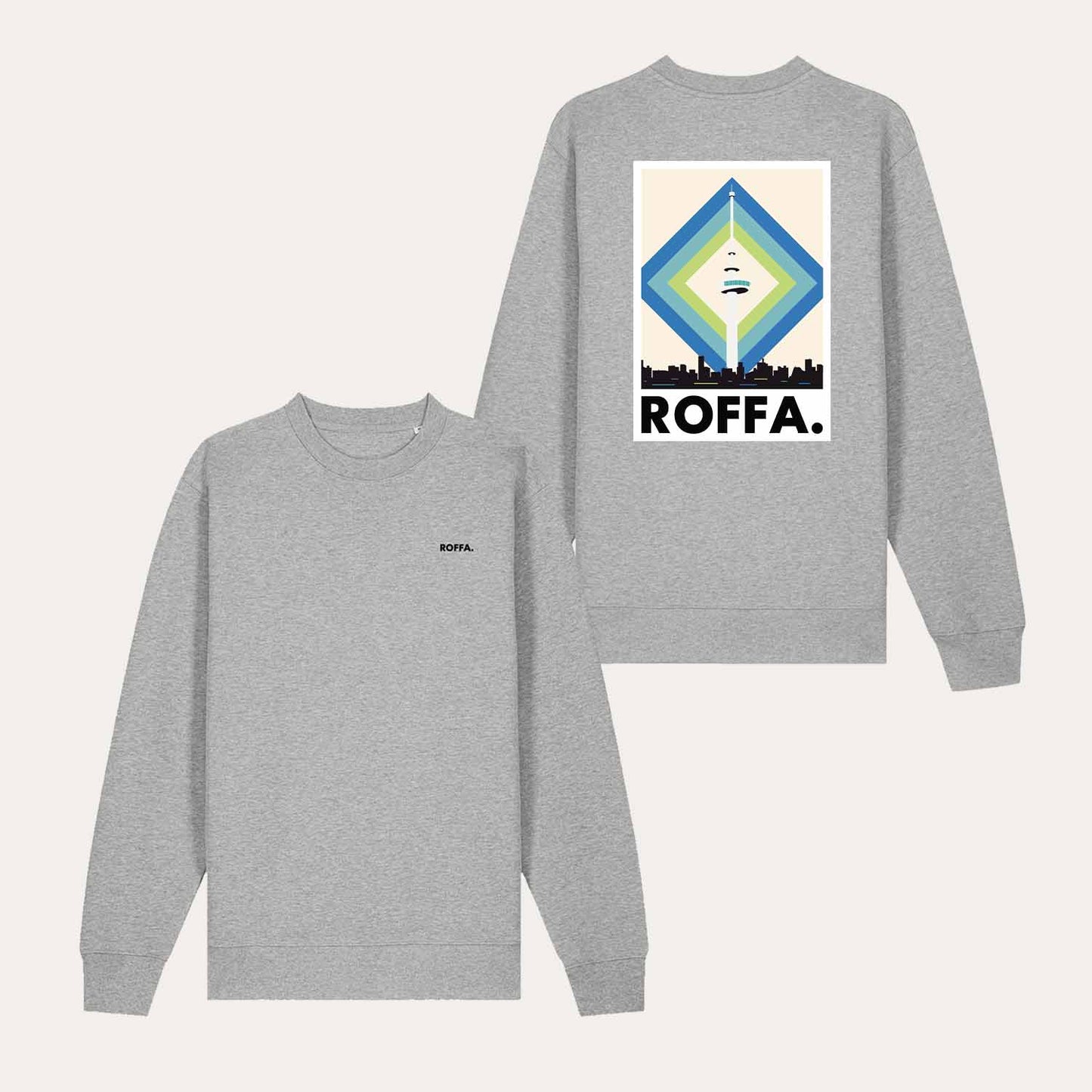 ROFFA. sweater regular - Spriet - 100% organisch katoen