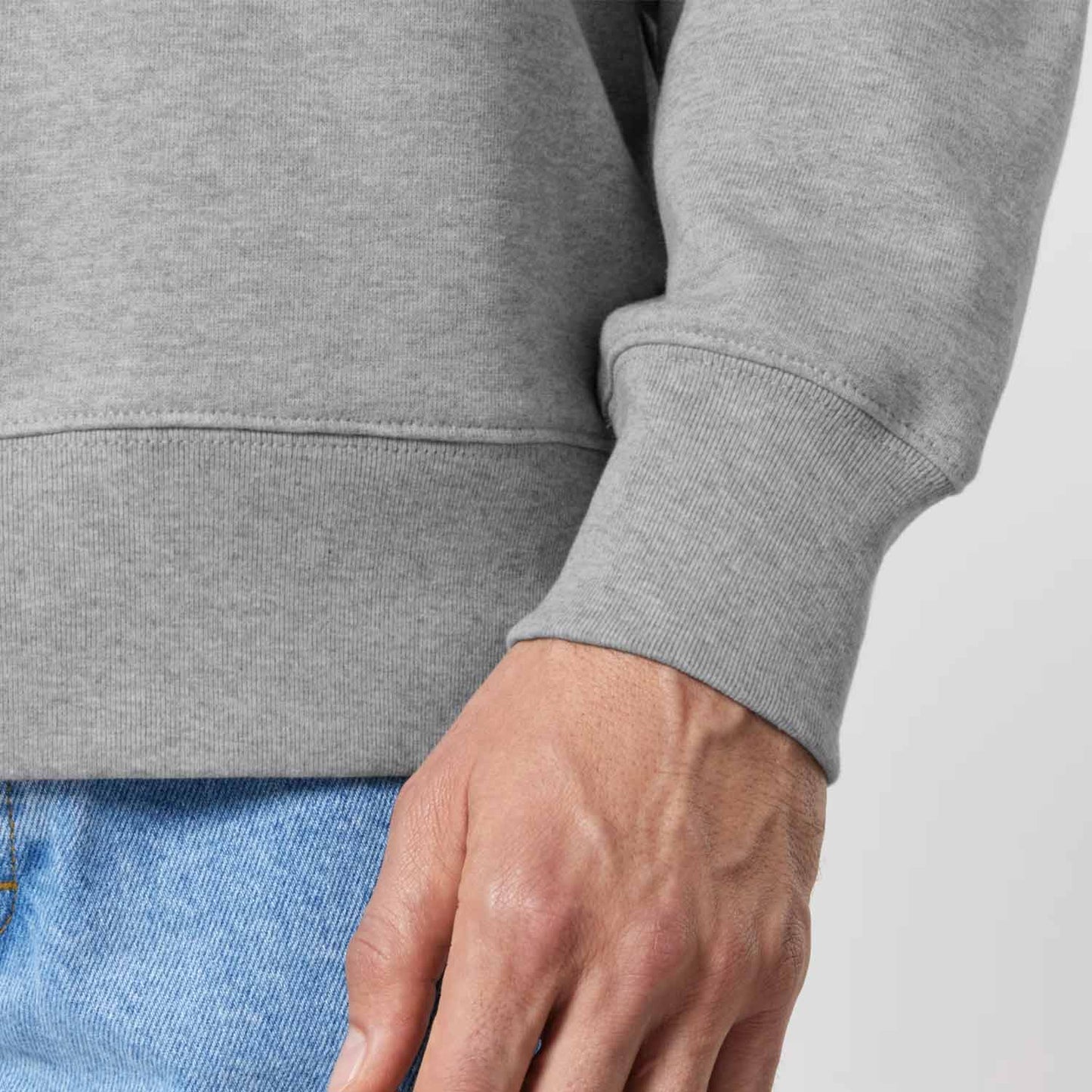 ROFFA. sweater regular - Zwaan - 100% organisch katoen