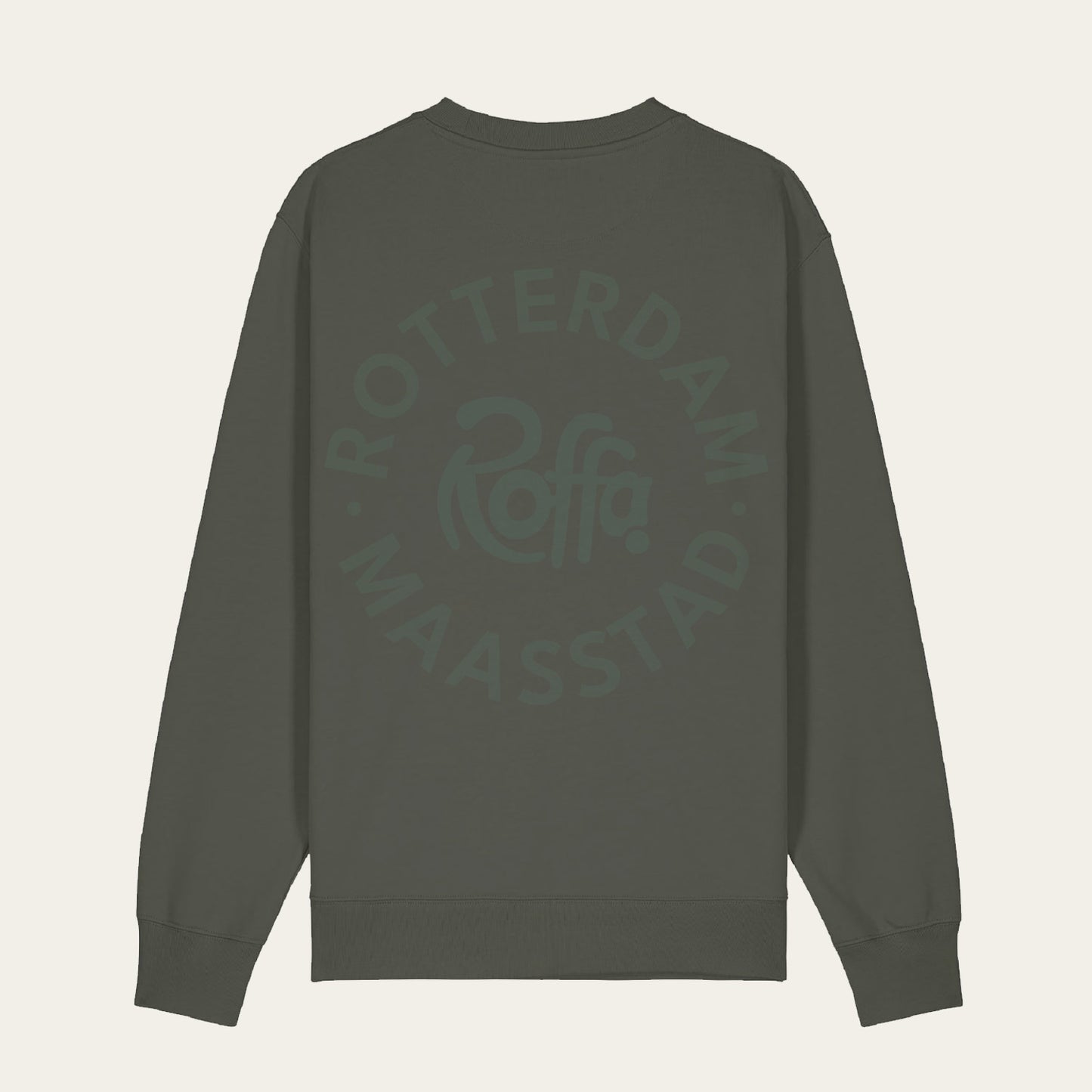ROFFA. sweater regular - Maasstad rond - 100% organisch katoen