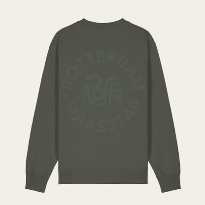 ROFFA. sweater regular - Maasstad rond - 100% organisch katoen