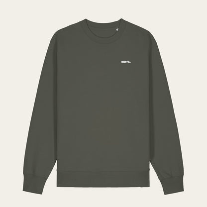 ROFFA. sweater regular - Maasstad rond - 100% organisch katoen