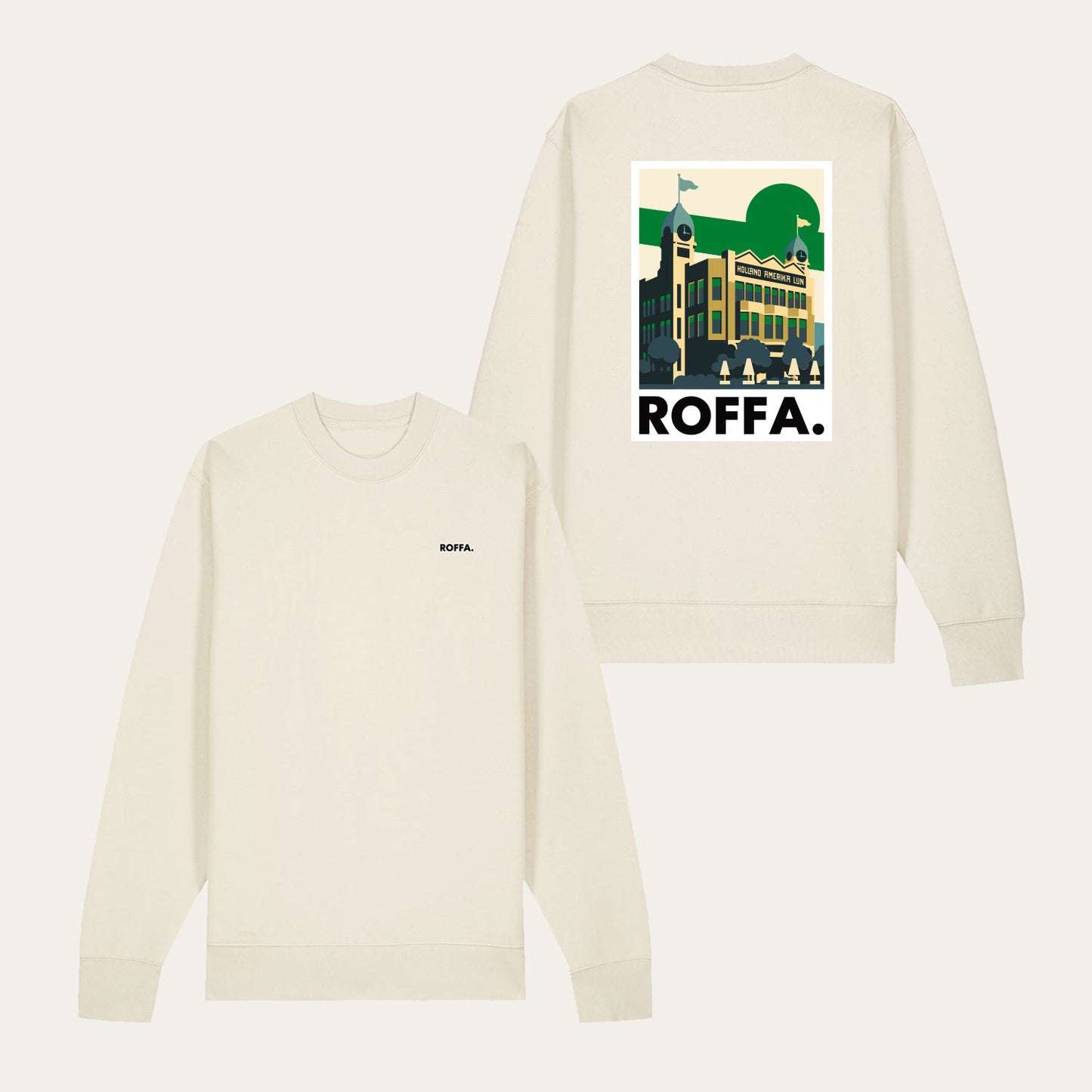 ROFFA. sweater regular - Hotel New York - 100% organisch katoen