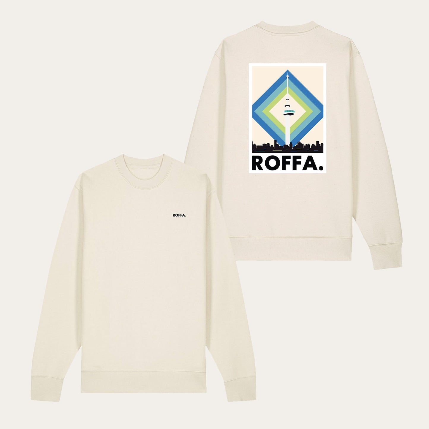 ROFFA. sweater regular - Spriet - 100% organisch katoen