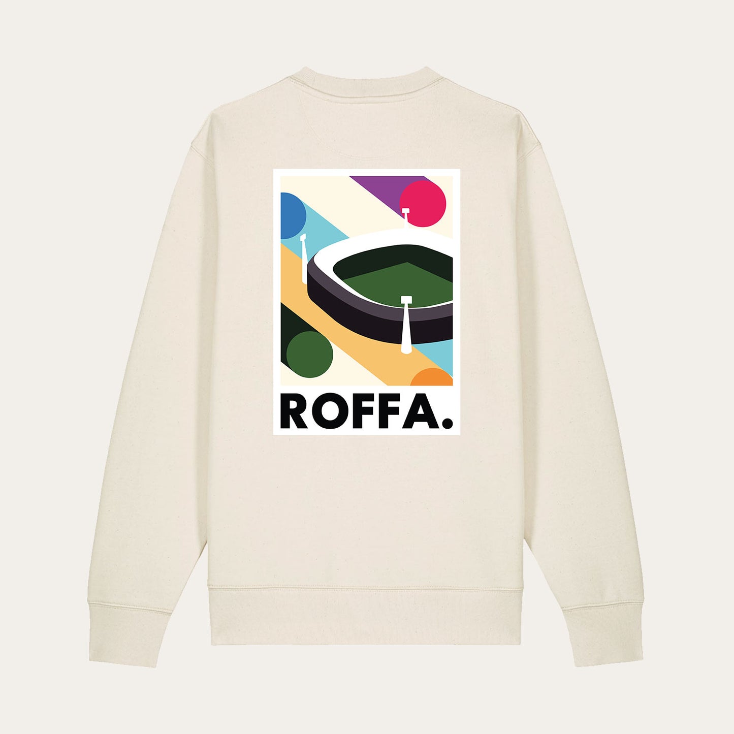 ROFFA. sweater regular - Kuip - 100% organisch katoen