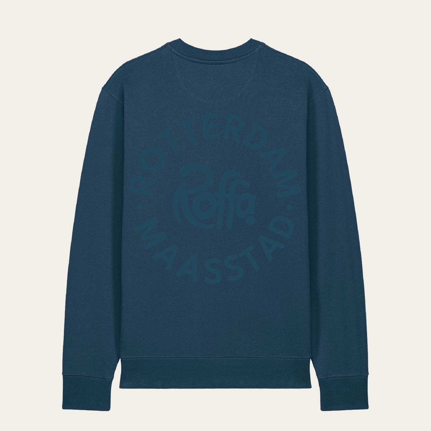 ROFFA. sweater regular - Maasstad rond - 100% organisch katoen