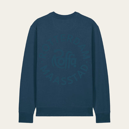 ROFFA. sweater regular - Maasstad rond - 100% organisch katoen