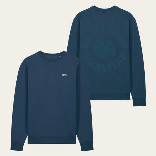 ROFFA. sweater regular - Maasstad rond - 100% organisch katoen