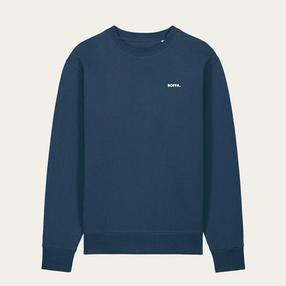 ROFFA. sweater regular - Maasstad rond - 100% organisch katoen