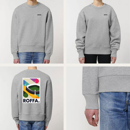 ROFFA. heavy sweater oversized - de Kuip - 100% organisch katoen