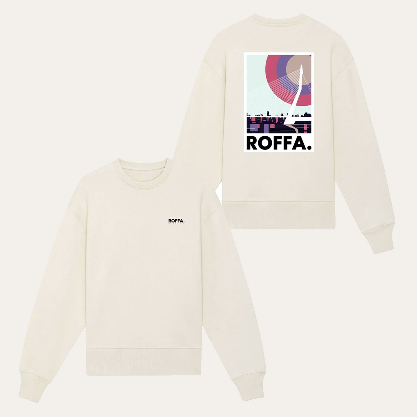 ROFFA. heavy sweater oversized - de Zwaan - 100% organisch katoen