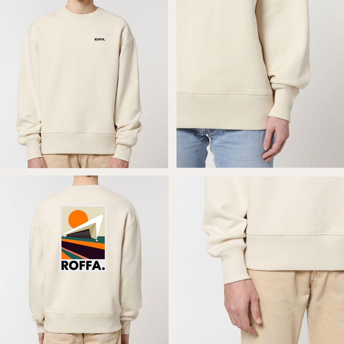 ROFFA. heavy sweater oversized - de Kapsalon - 100% organisch katoen ...