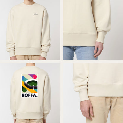 ROFFA. heavy sweater oversized - de Kuip - 100% organisch katoen