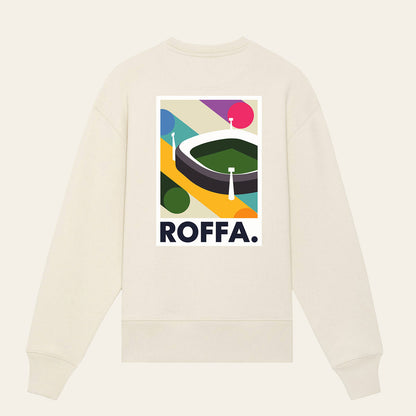 ROFFA. heavy sweater oversized - de Kuip - 100% organisch katoen