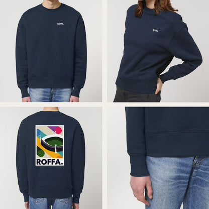 ROFFA. heavy sweater oversized - de Kuip - 100% organisch katoen