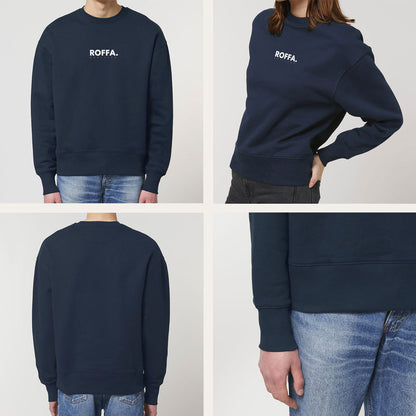 ROFFA. heavy sweater oversized - groot - 100% organisch katoen