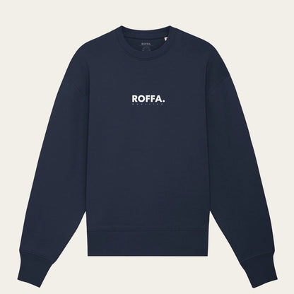 Donker blauwe trui met ROFFA. rotterdam