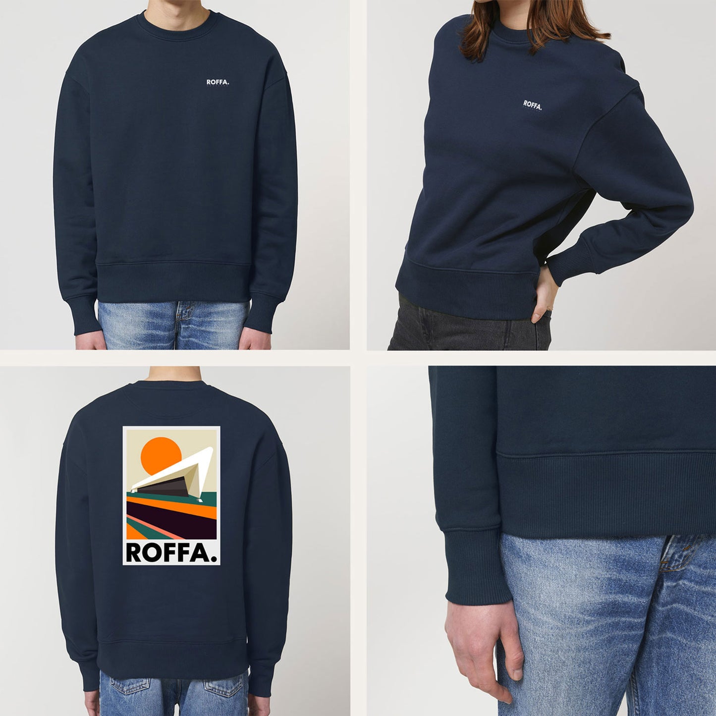 ROFFA. heavy sweater oversized - de Kapsalon - 100% organisch katoen