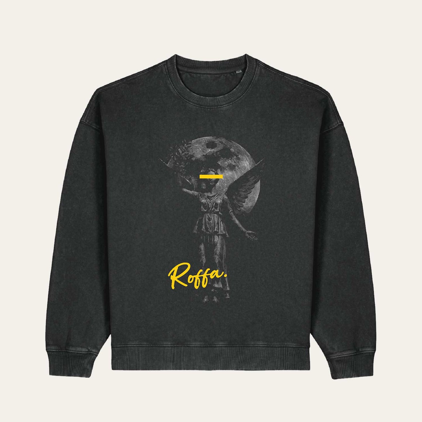 ROFFA. washed sweater oversized - Pleinzicht - 100% organisch katoen