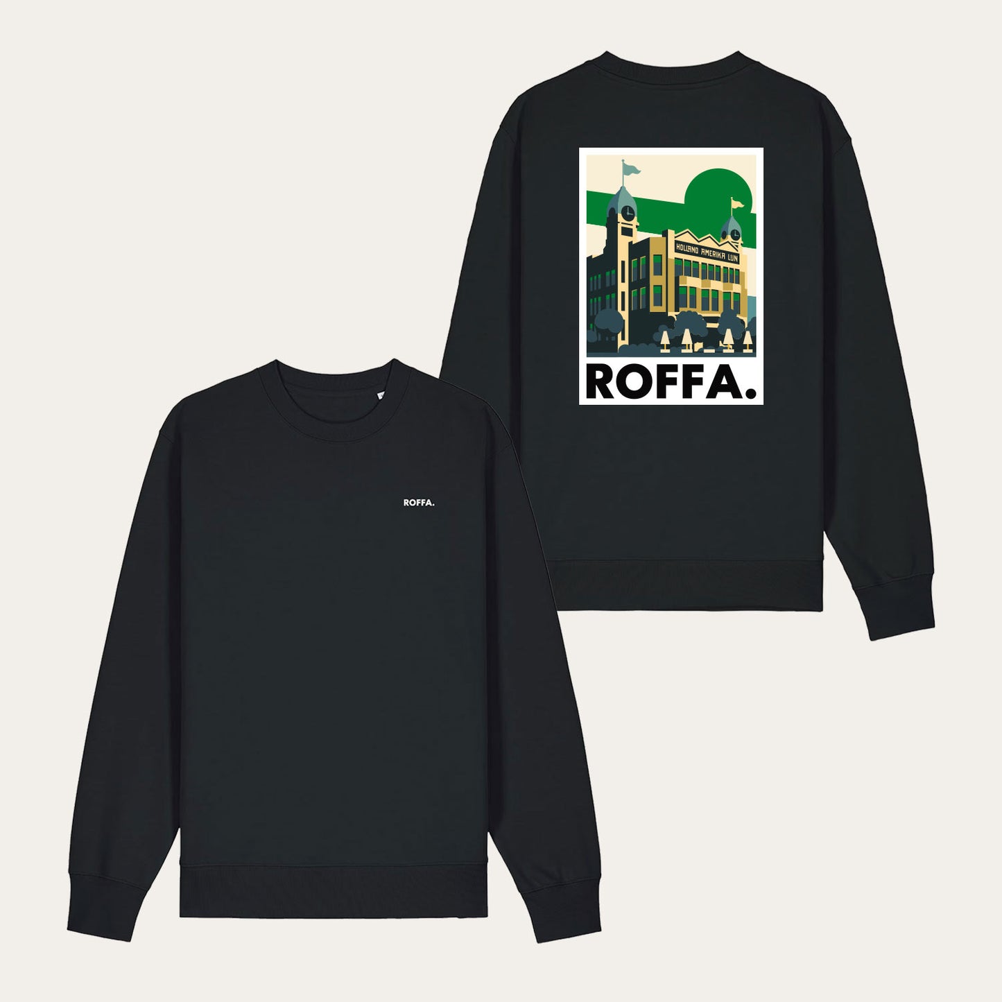 ROFFA. sweater regular - Hotel New York - 100% organisch katoen