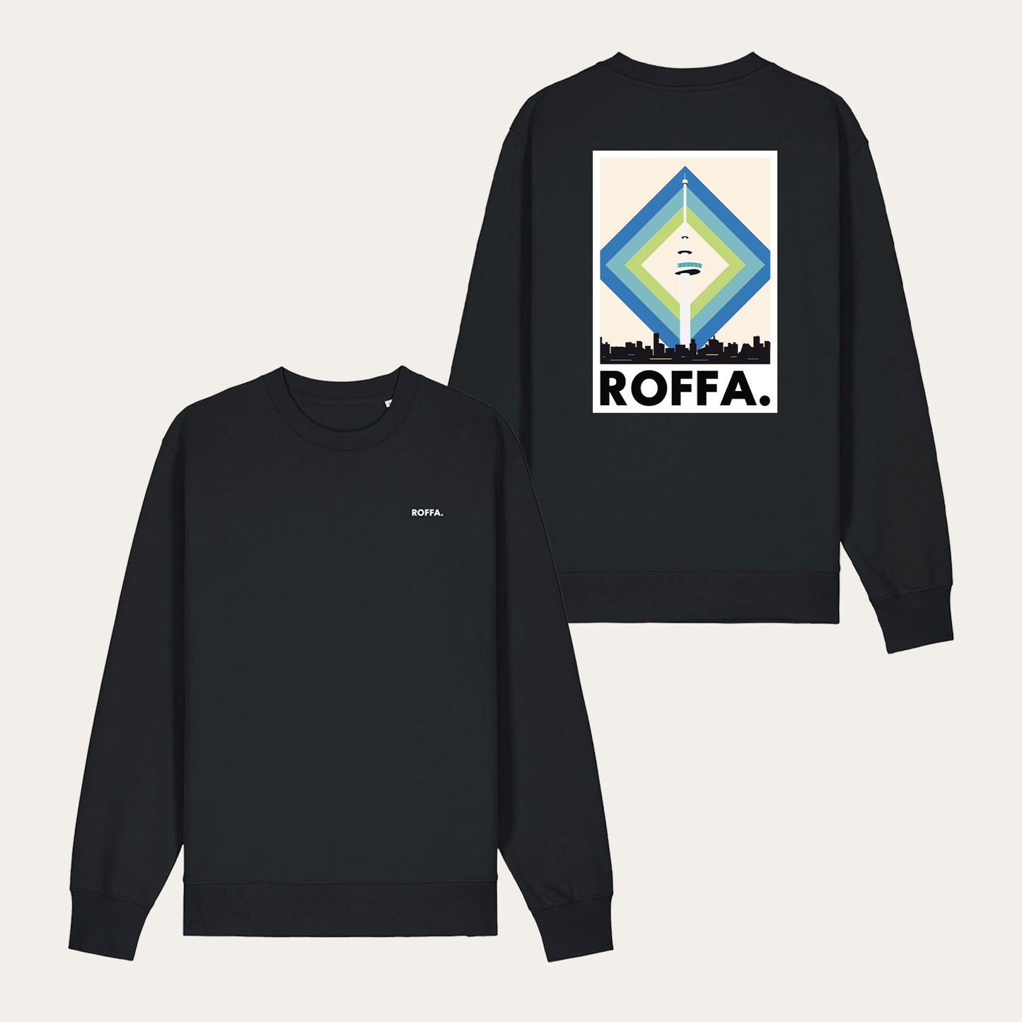 ROFFA. sweater regular - Spriet - 100% organisch katoen