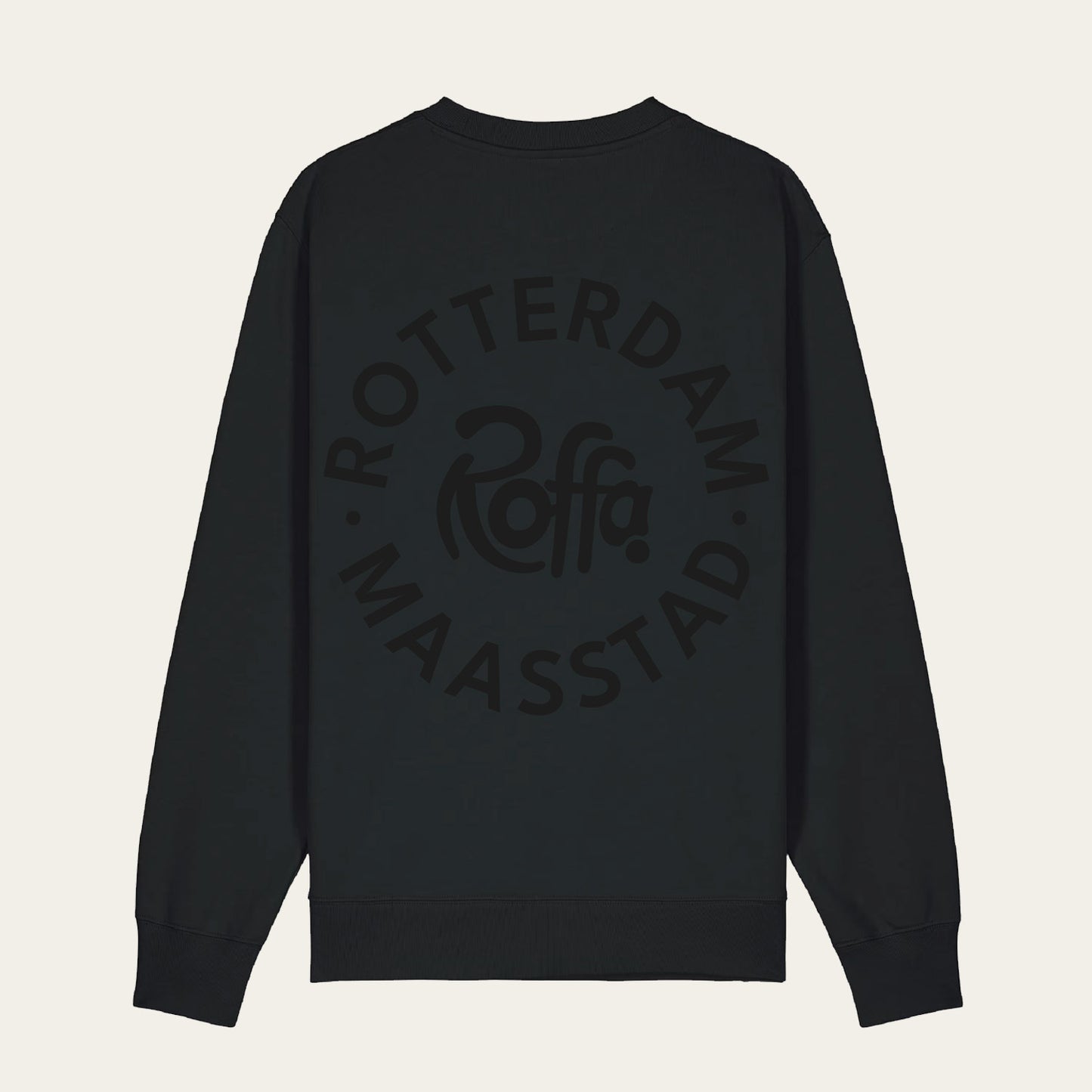 ROFFA. sweater regular - Maasstad rond - 100% organisch katoen